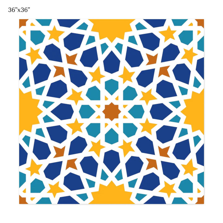 Moroccan Geometric Art Wall Art - ARTFULANE