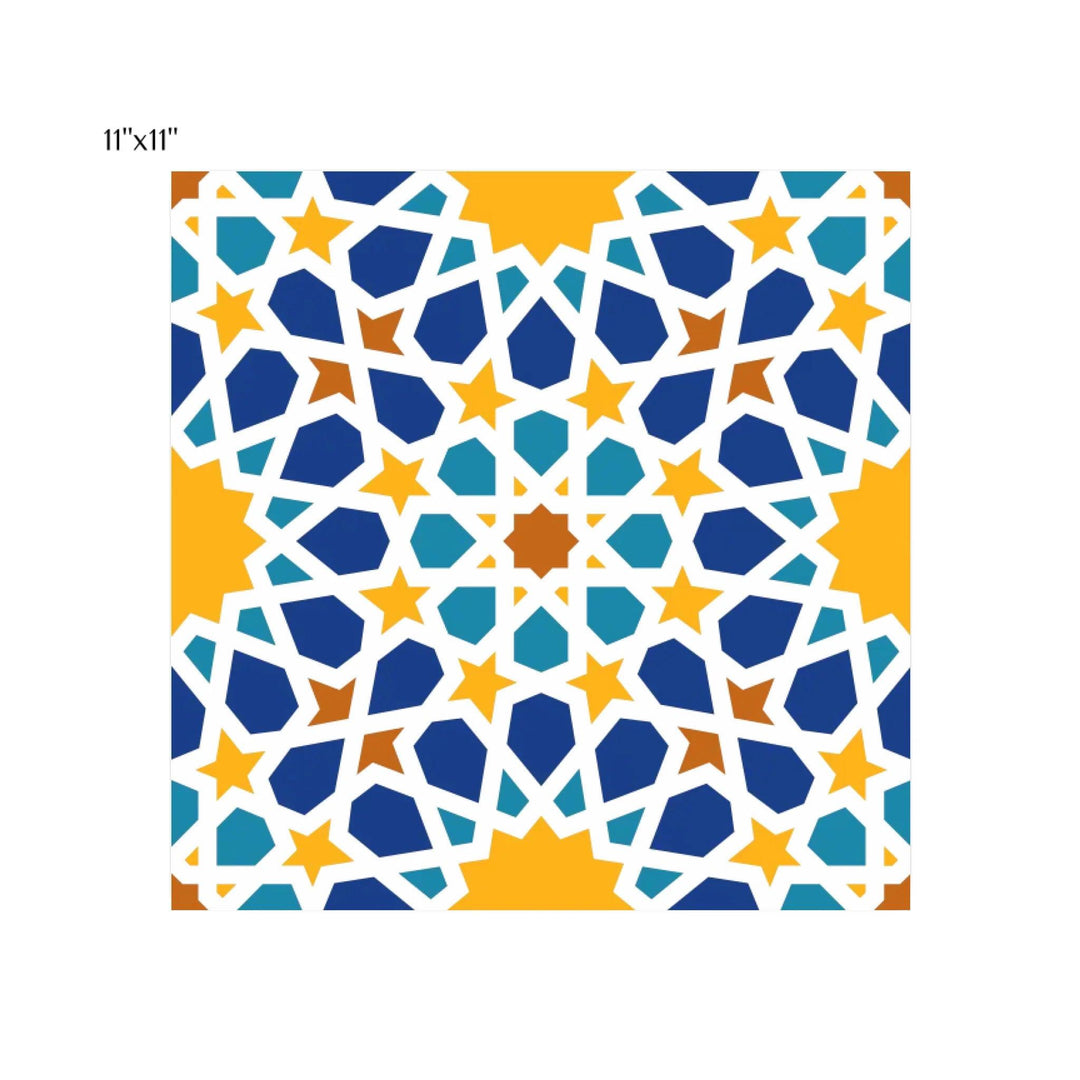 Moroccan Geometric Art Wall Art - ARTFULANE