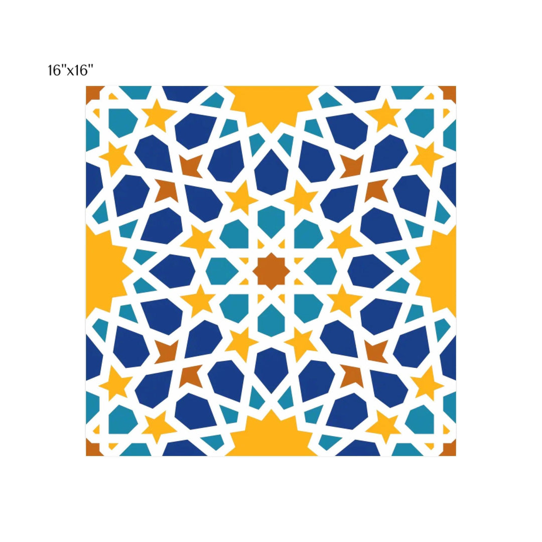 Moroccan Geometric Art Wall Art - ARTFULANE