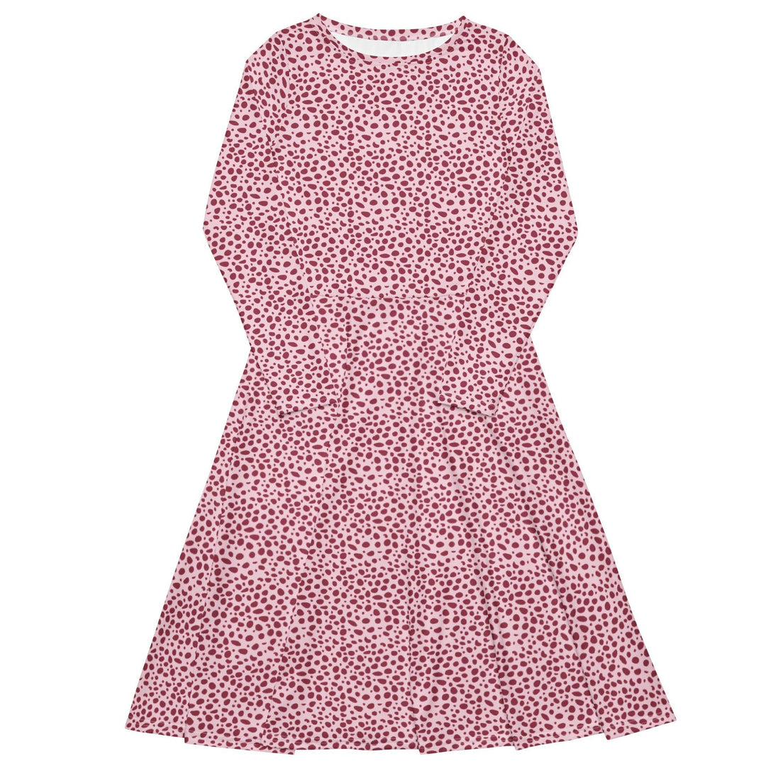 Pink Cheetah Midi Dress - ARTFULANE